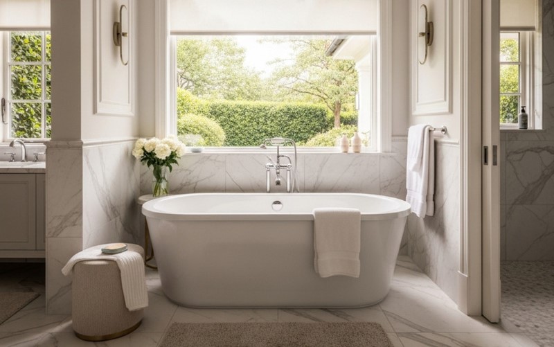 Biến phòng tắm thành góc retreat riêng với 6 món đồ đáng đầu tư