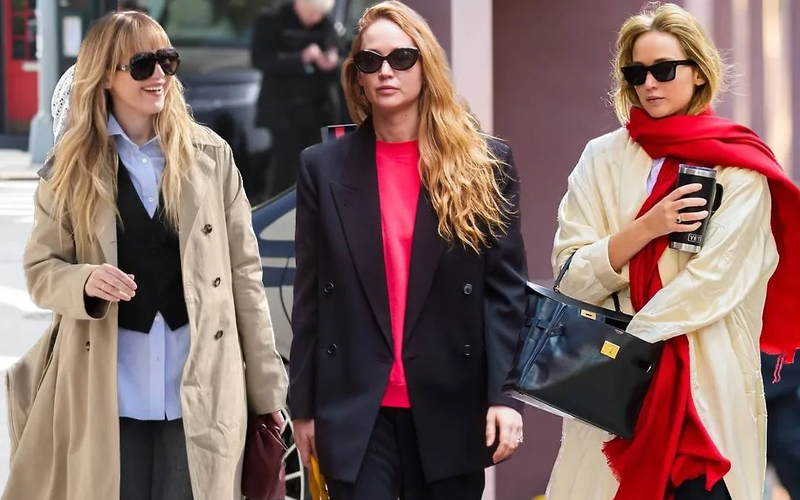 Jennifer Lawrence và 4 công thức mặc đẹp cho ngày giao mùa