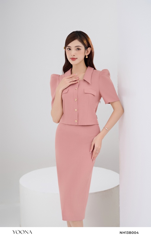 NH13B004- Bộ twill silk xước hàn