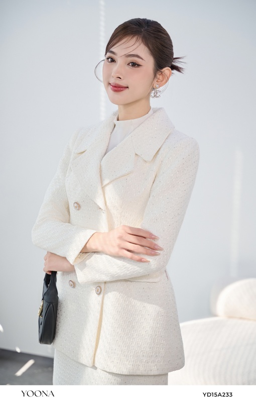 YD15A233- Bộ dạ tweed