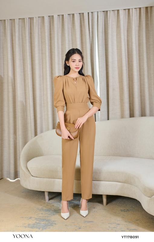 YT17B091 - Bộ jumsuit chéo