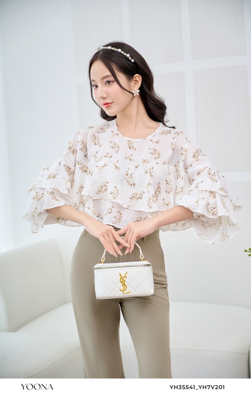 YH7V201 - Quần twill silk