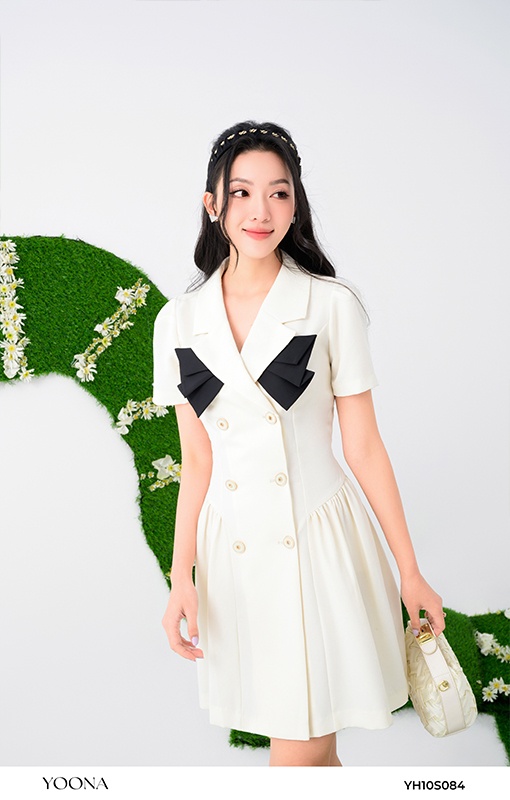 YH10S084 - Đầm twill silk