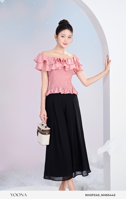 NH6S442- Quần chiffon