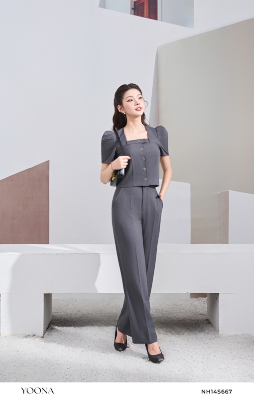 NH14S667- Bộ twill silk xước hàn