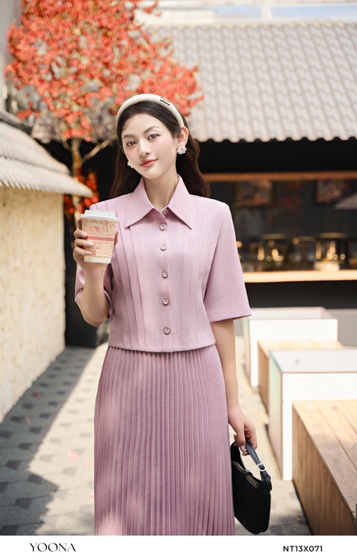 NT13X071 - Sét bộ twill silk xước hàn