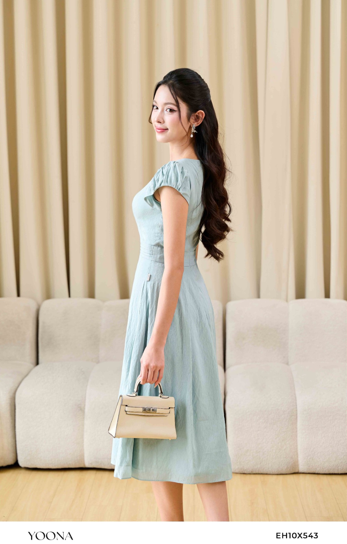 EH10X543 - Đầm đũi xước