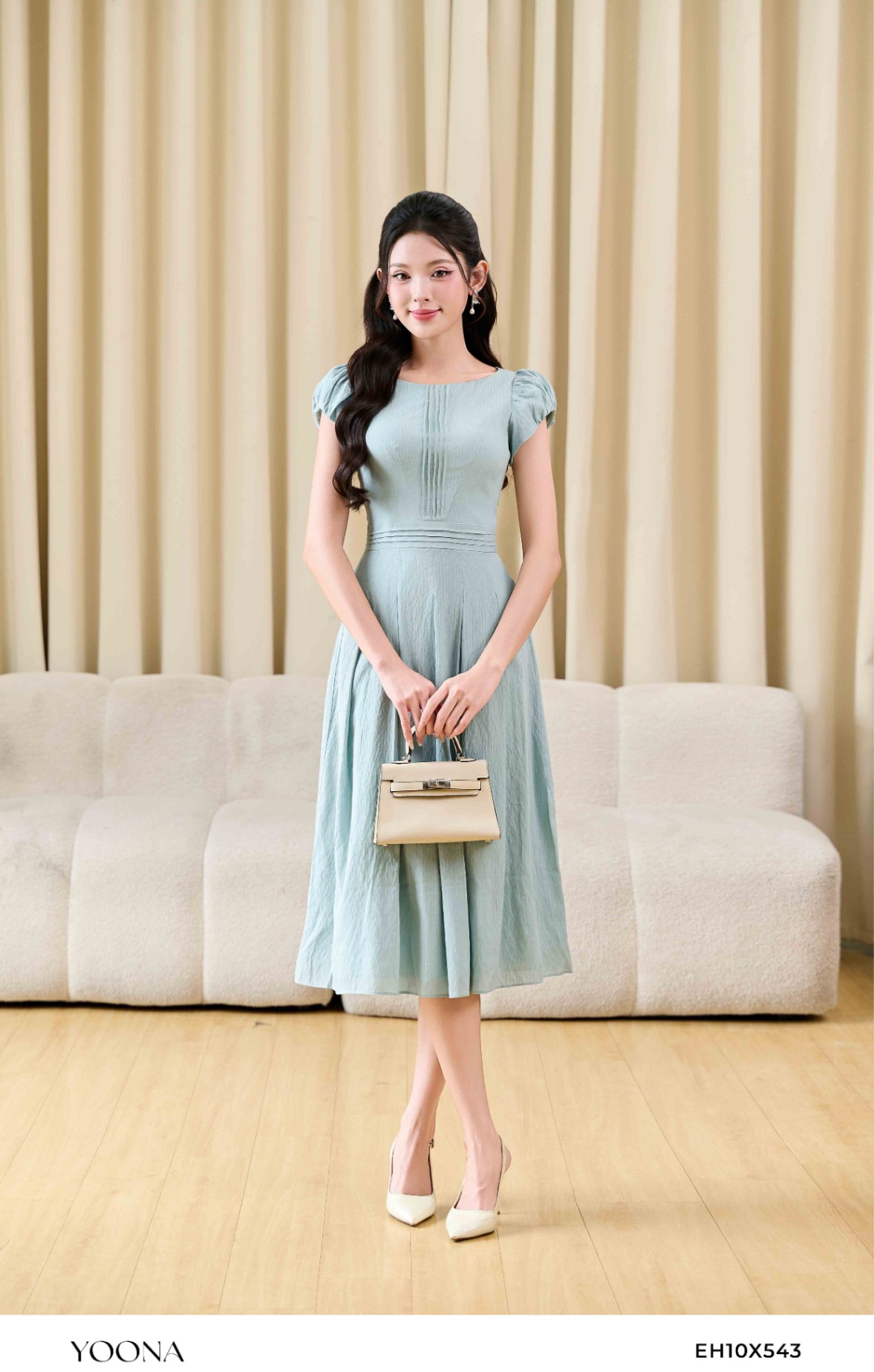 EH10X543 - Đầm đũi xước
