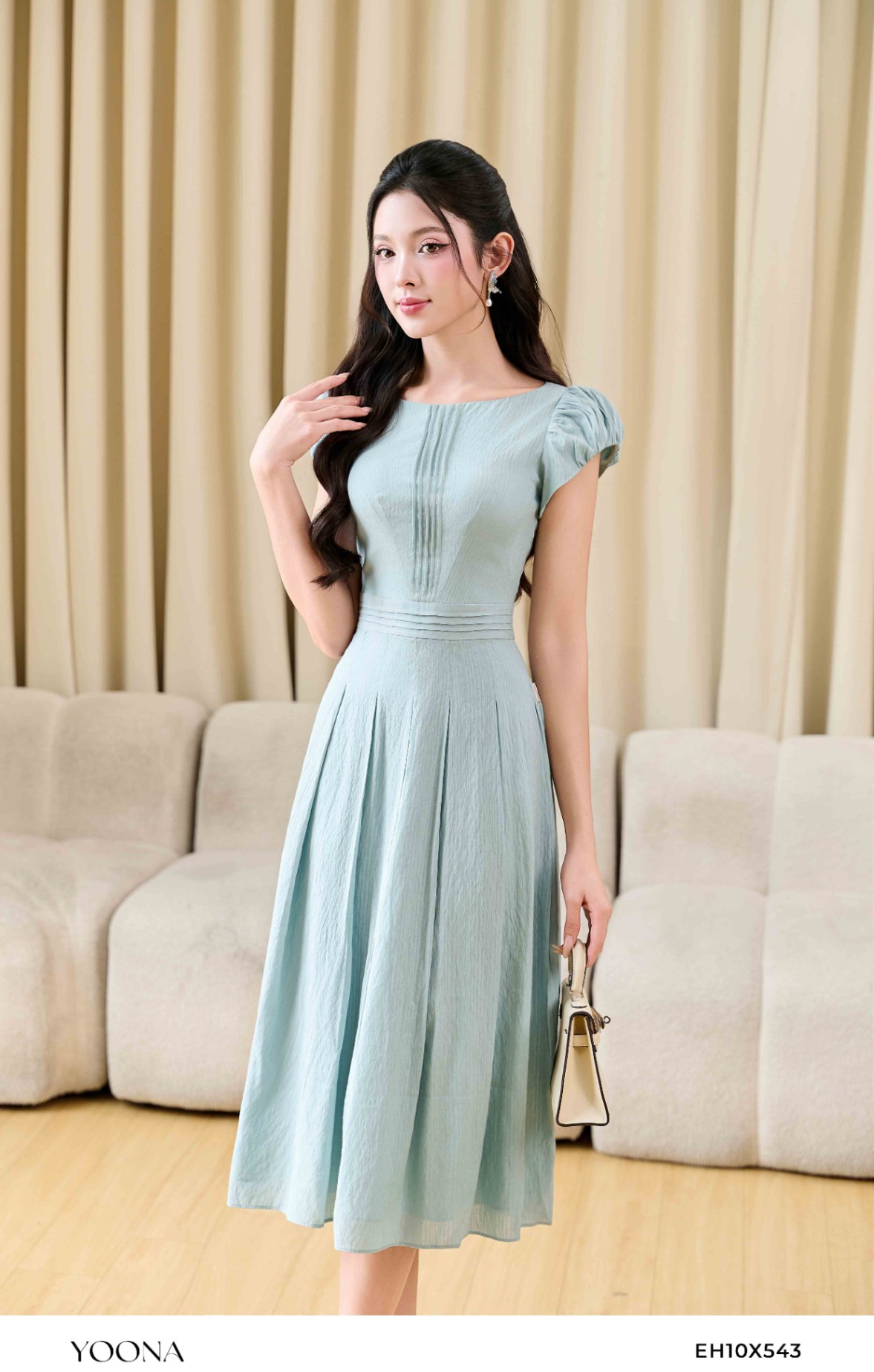 EH10X543 - Đầm đũi xước