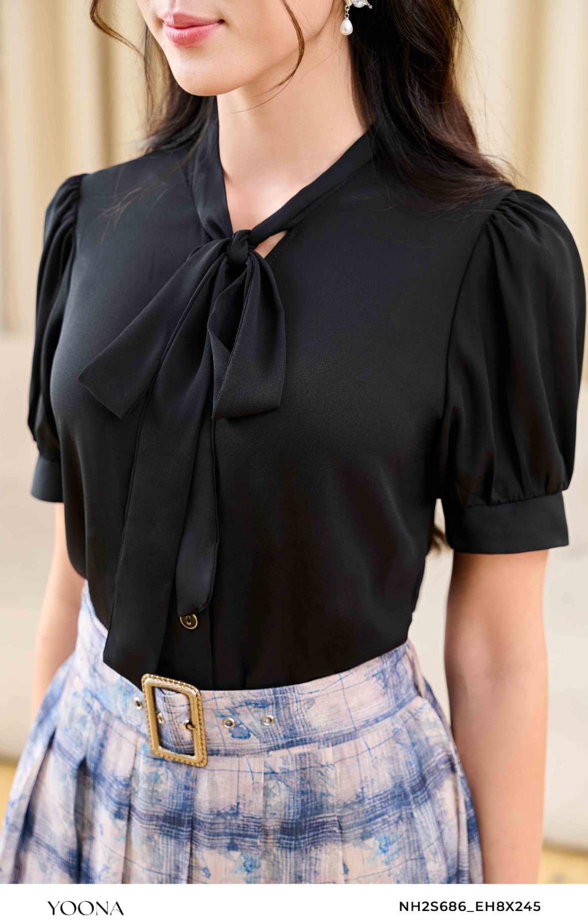 NH2S686 - Áo sơ mi lụa