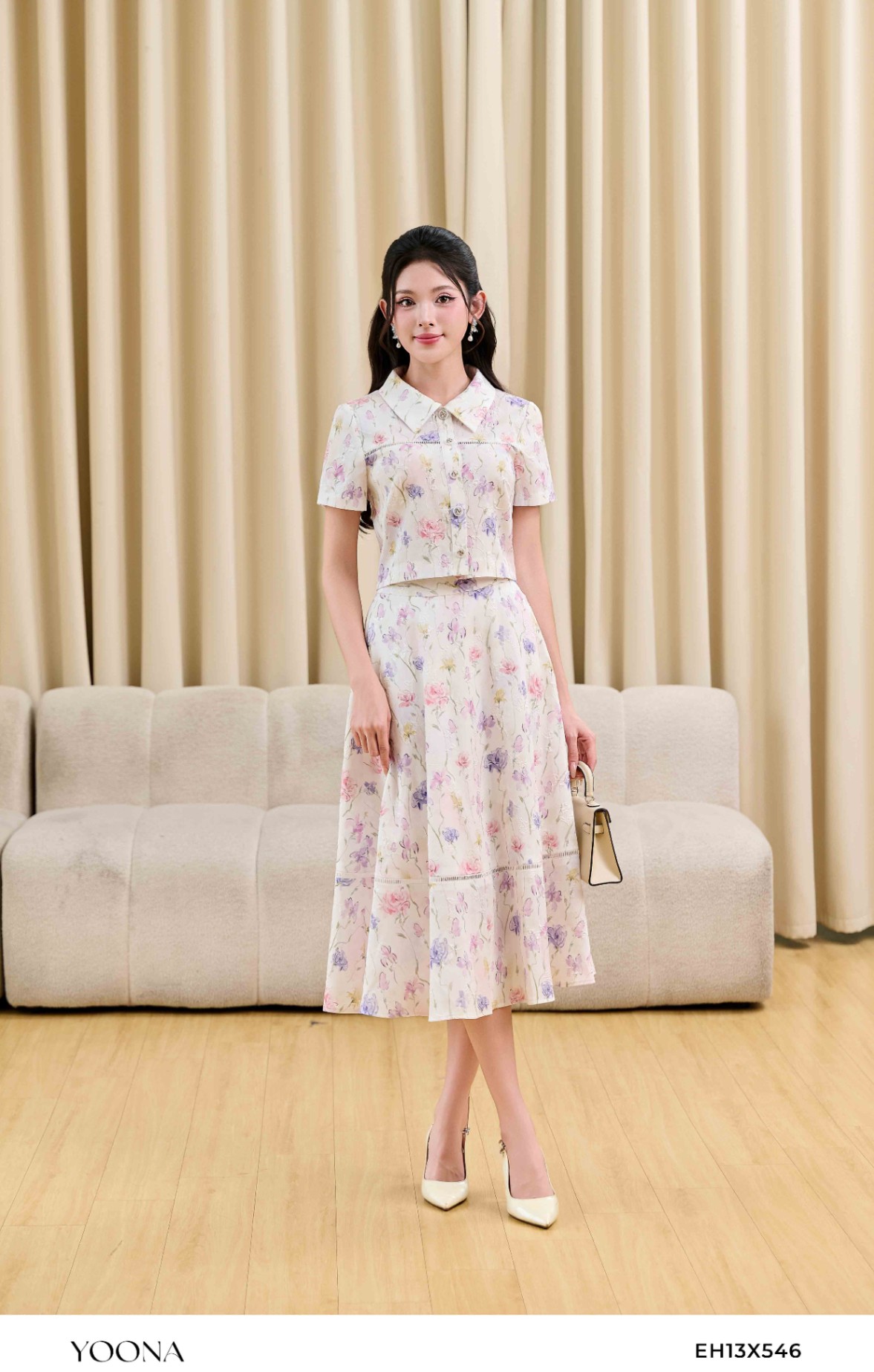 EH13X546 - Sét bộ tằm hoa tím
