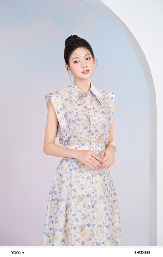 EH13X589 - Bộ tằm vân hoa cúc