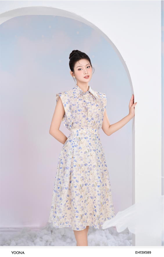 EH13X589 - Bộ tằm vân hoa cúc