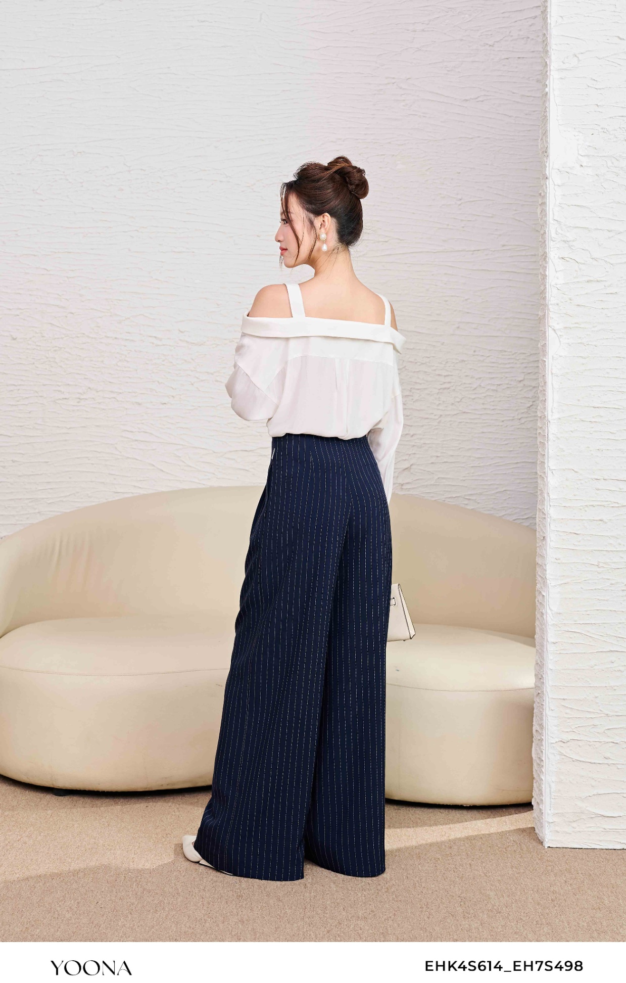 EH7S498 - Quần chéo kẻ