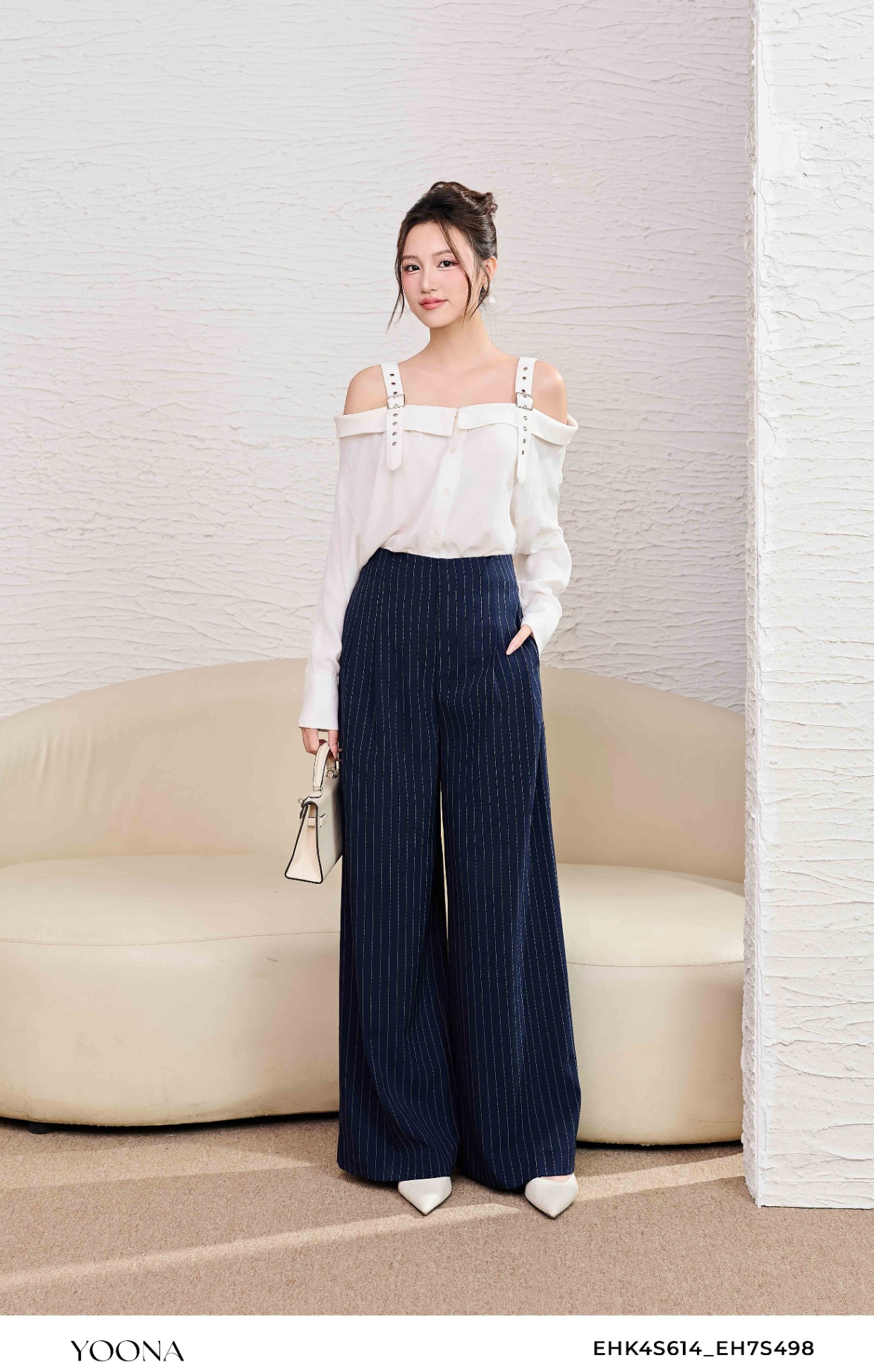 EH7S498 - Quần chéo kẻ