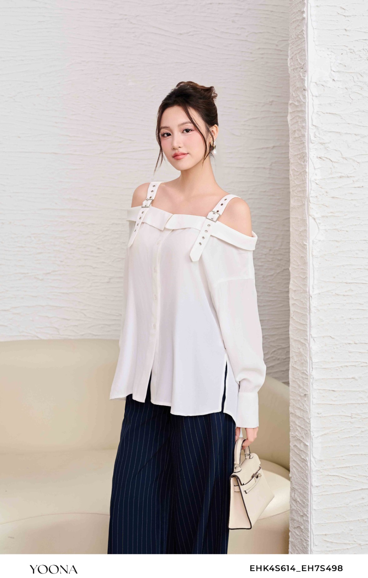 EH7S498 - Quần chéo kẻ