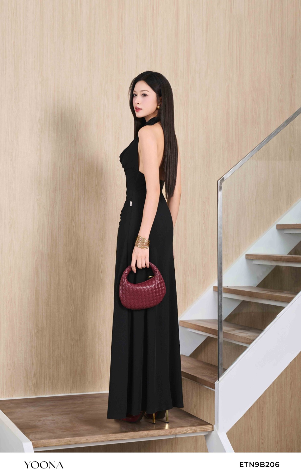 ETN9B206 - Đầm cotton tăm hàn