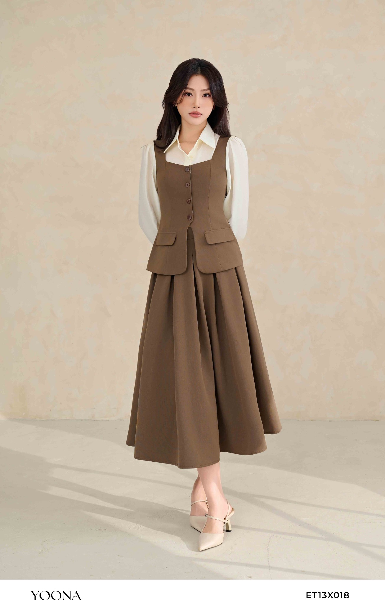ET13X018 - Bộ twill silk xước