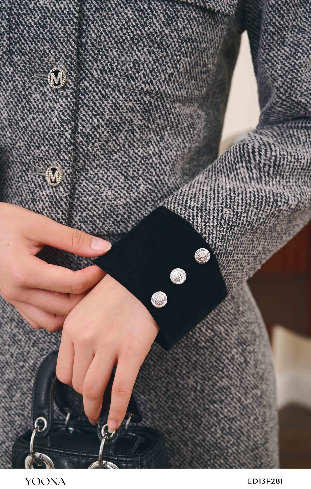ED13F281 - Bộ dạ tweed