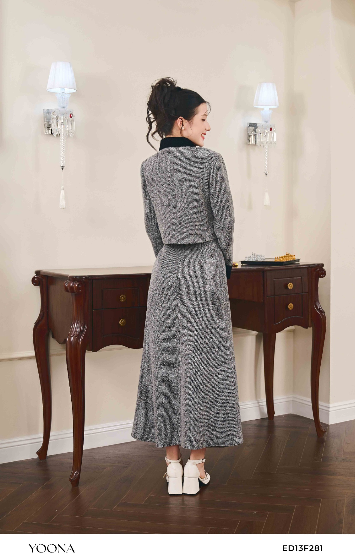 ED13F281 - Bộ dạ tweed