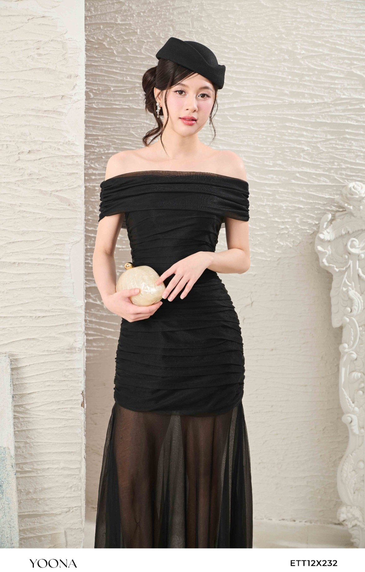 ETT12X232 - Đầm twill trượt