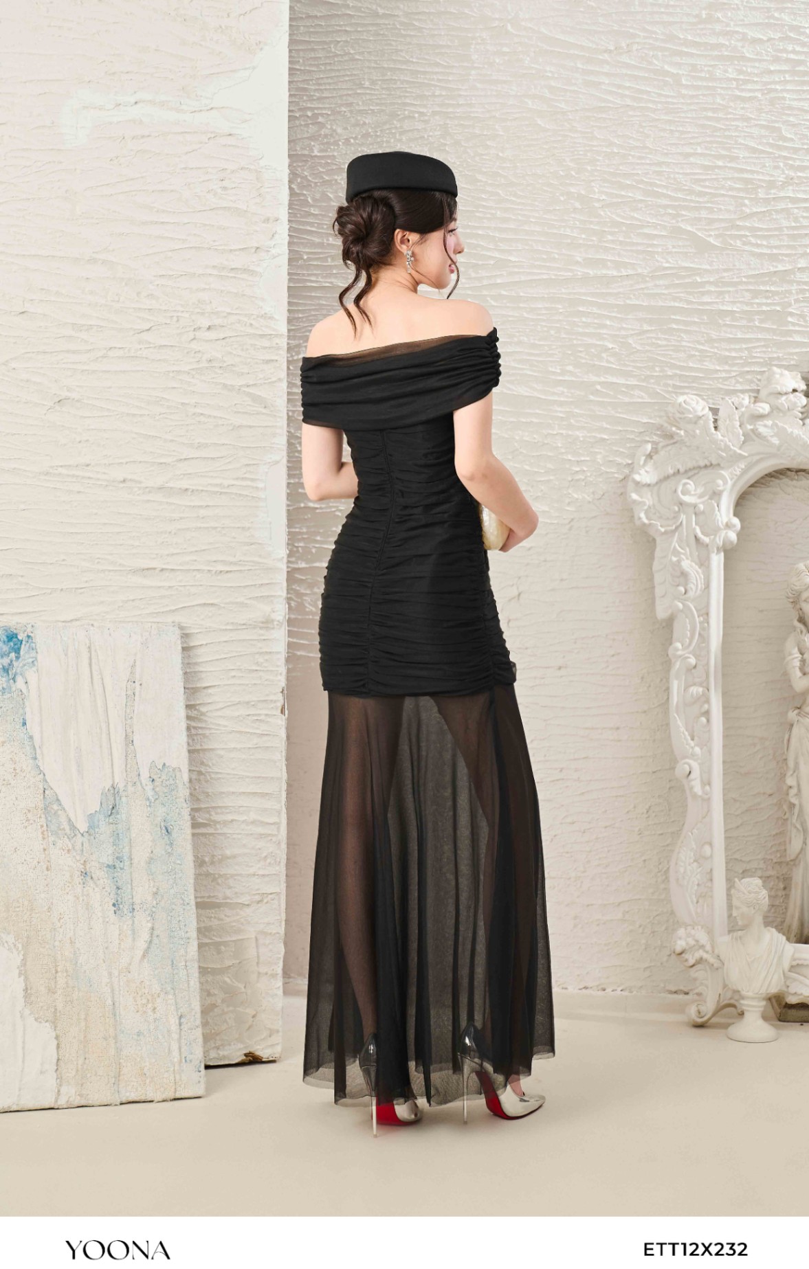 ETT12X232 - Đầm twill trượt