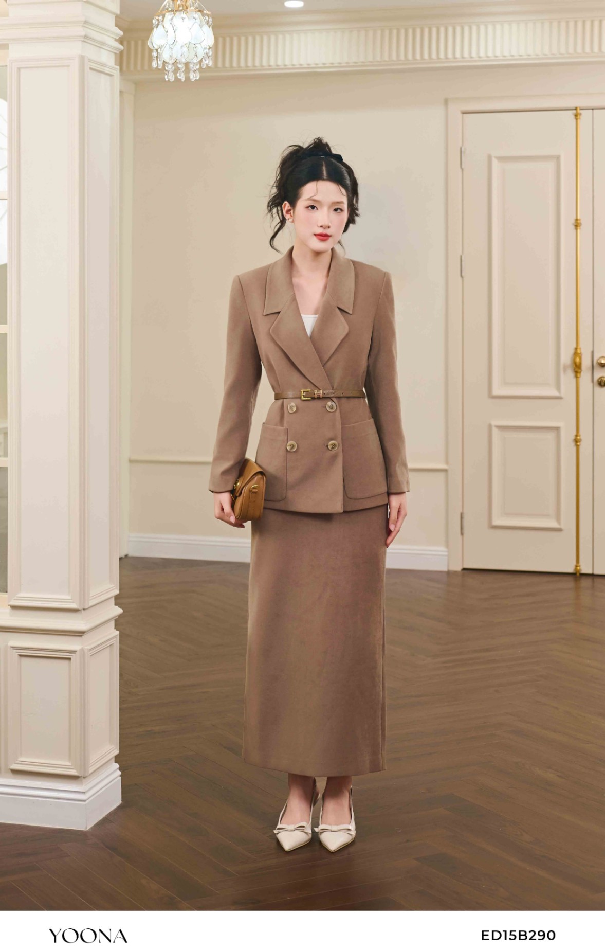 ED15B290 - Sét bộ twill silk