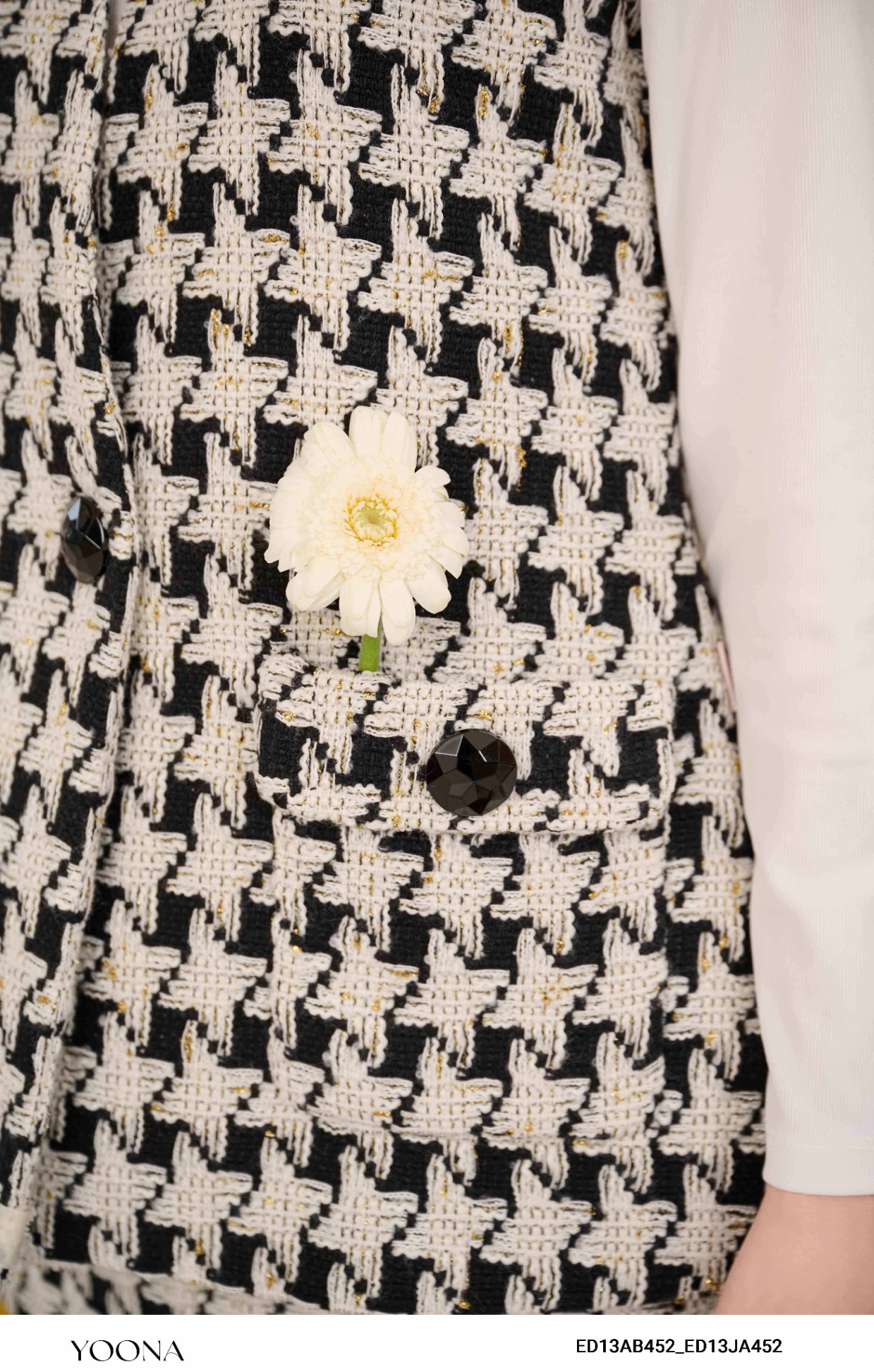 ED13AB452 - Bộ dạ tweed