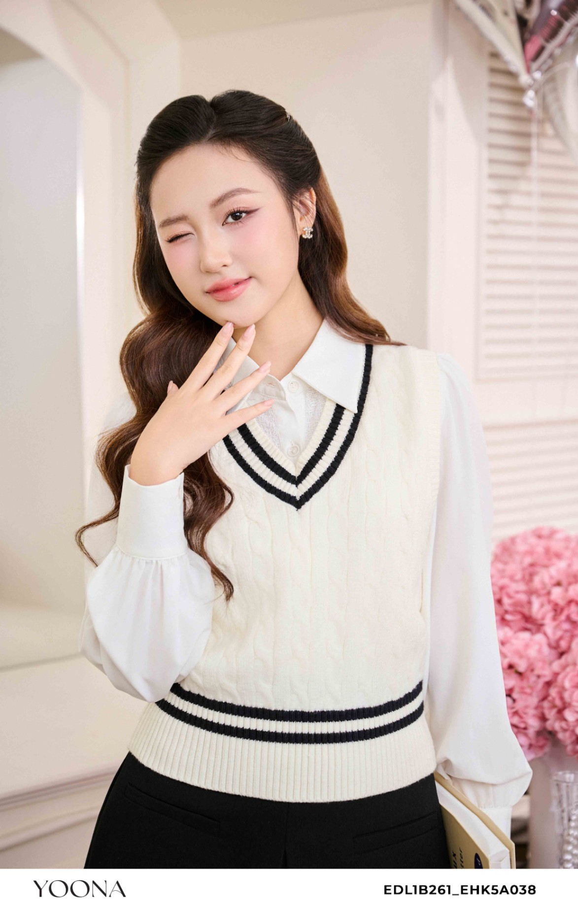 EDL1B261 - Áo len vặn thừng