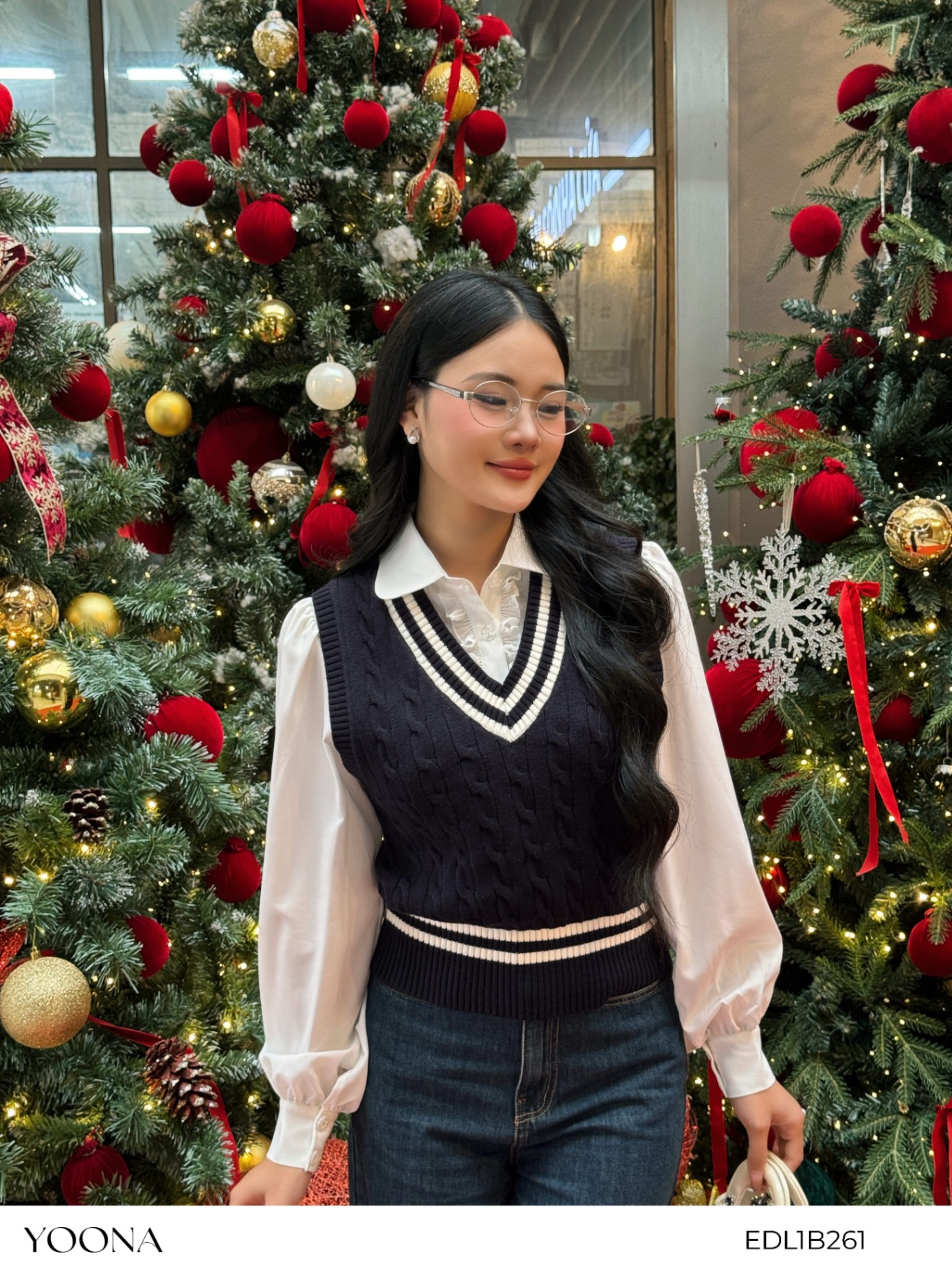 EDL1B261 - Áo len vặn thừng