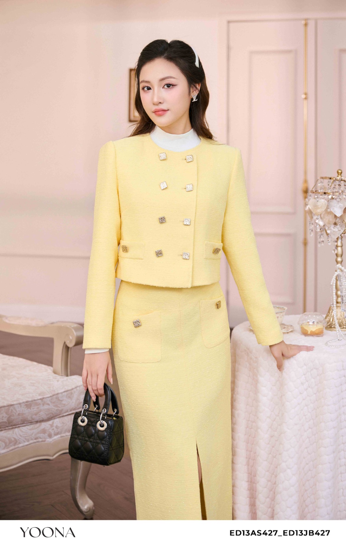 ED13AS427 - Bộ tweed ánh