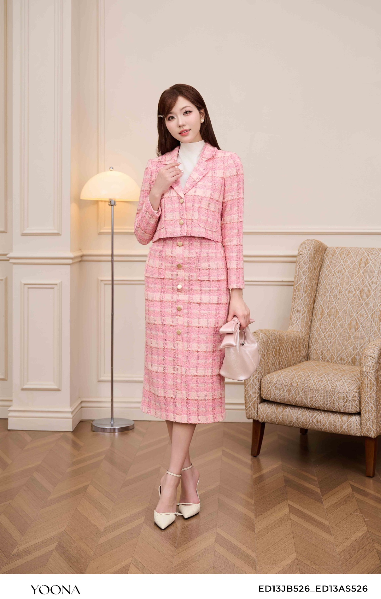 ED13AS526 - Sét bộ dạ tweed