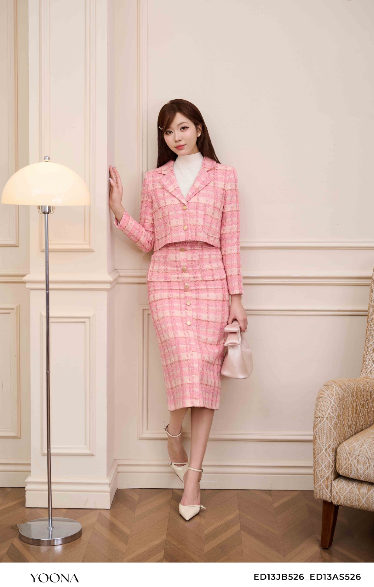 ED13AS526 - Sét bộ dạ tweed