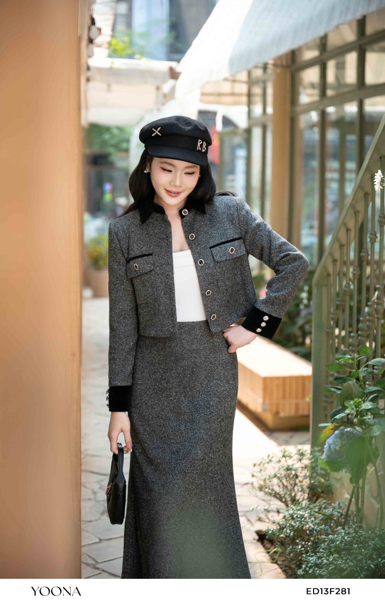 ED13F281 - Bộ dạ tweed