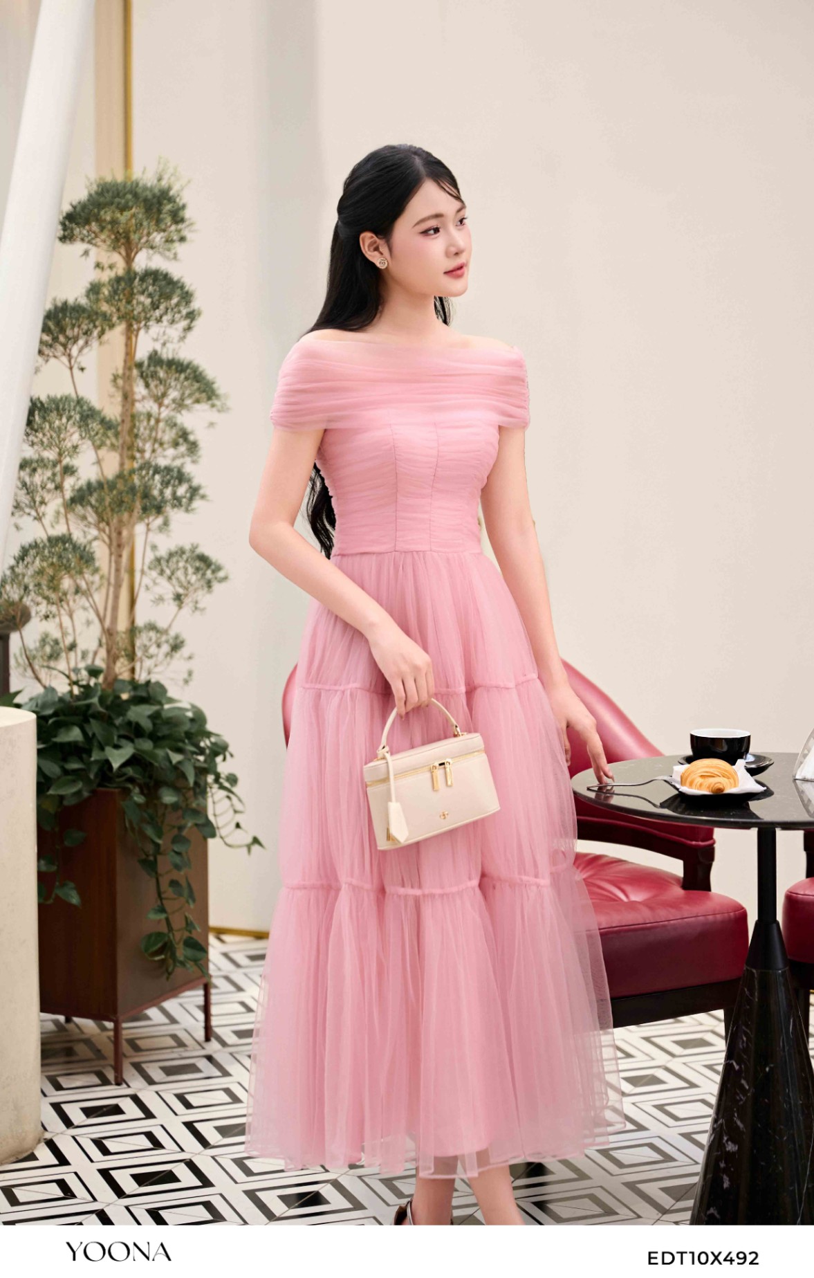 EDT10X492 - Đầm lưới