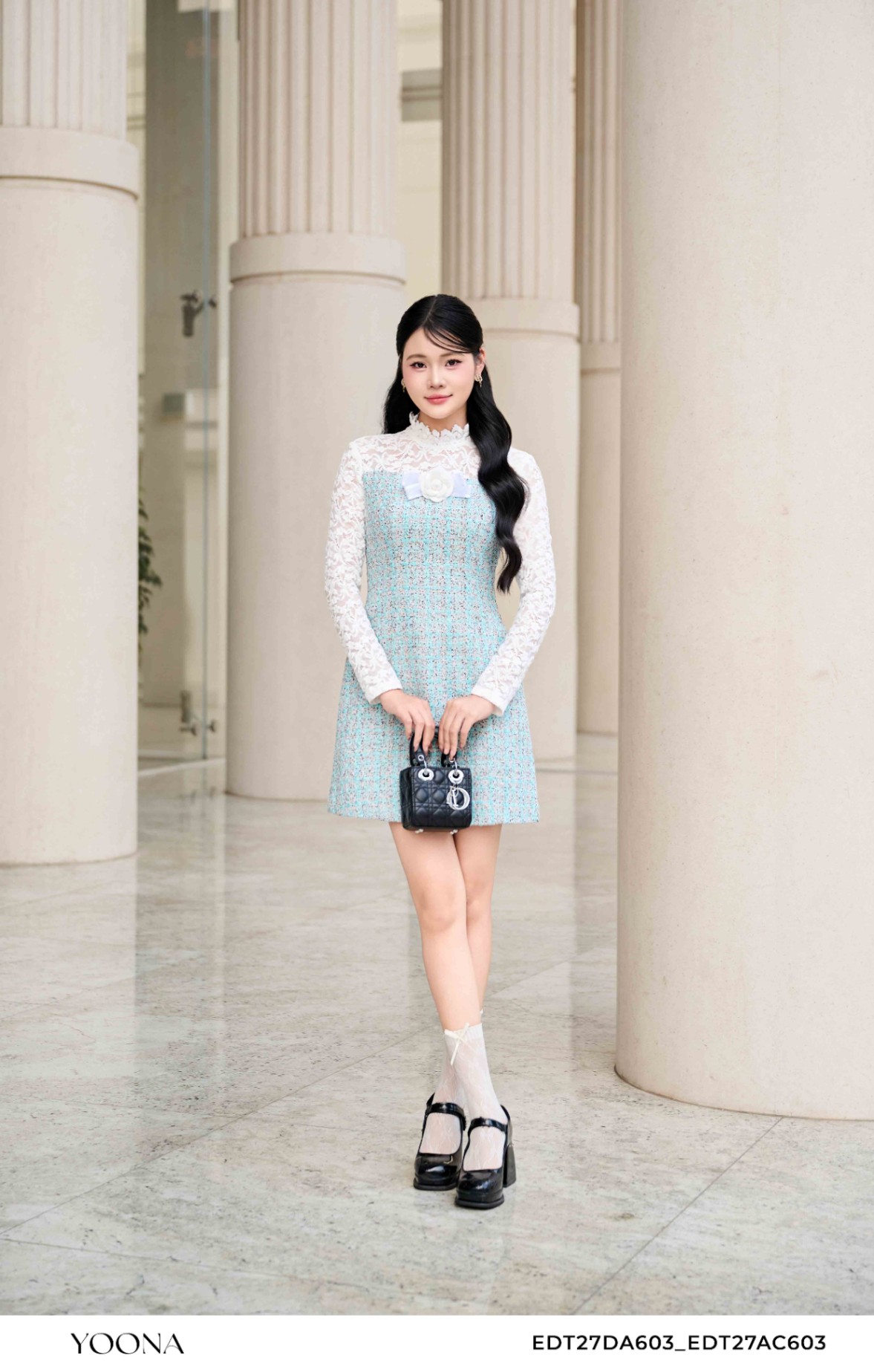EDT27DA603 - Bộ dạ tweed