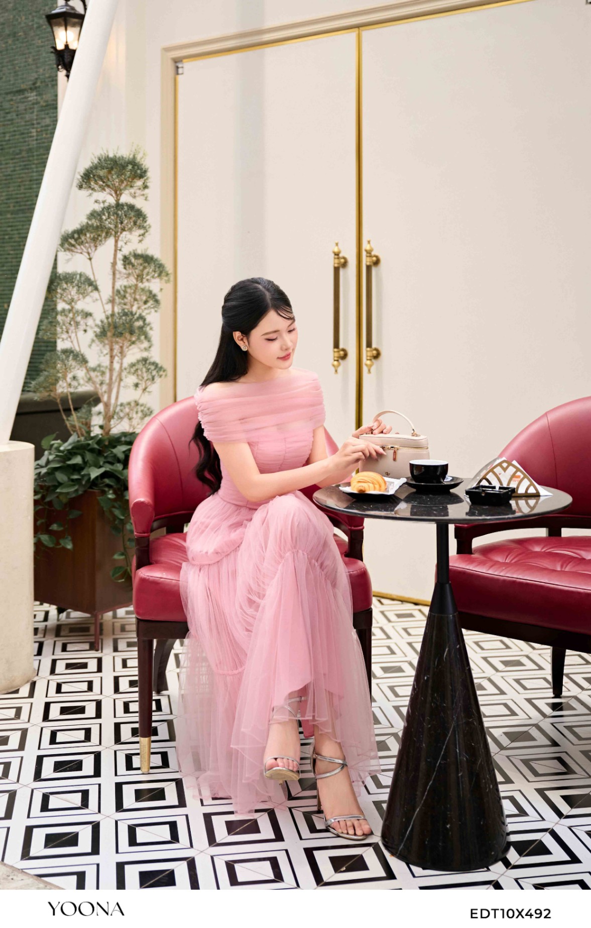 EDT10X492 - Đầm lưới