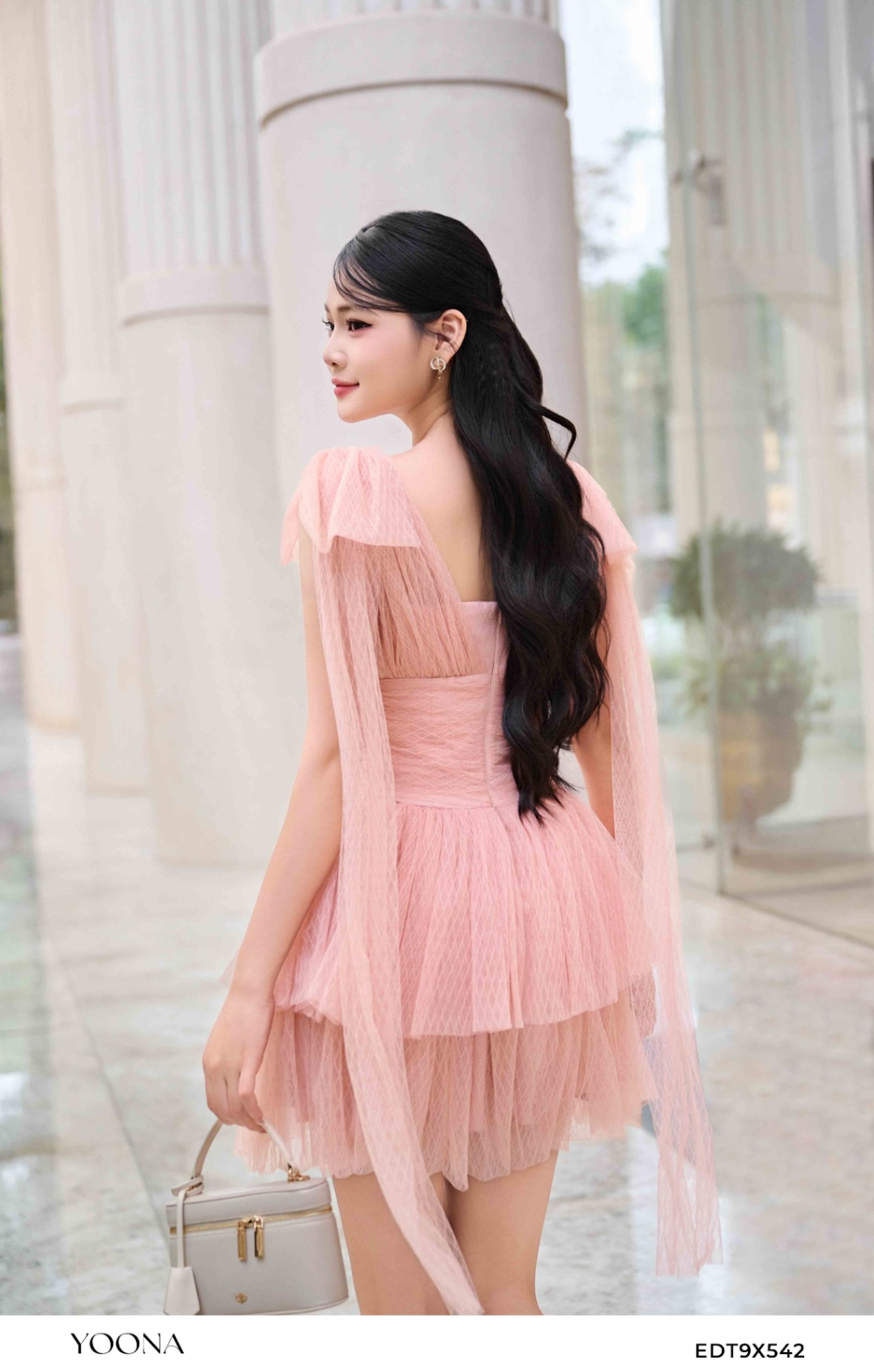 EDT9X542 - Đầm lưới