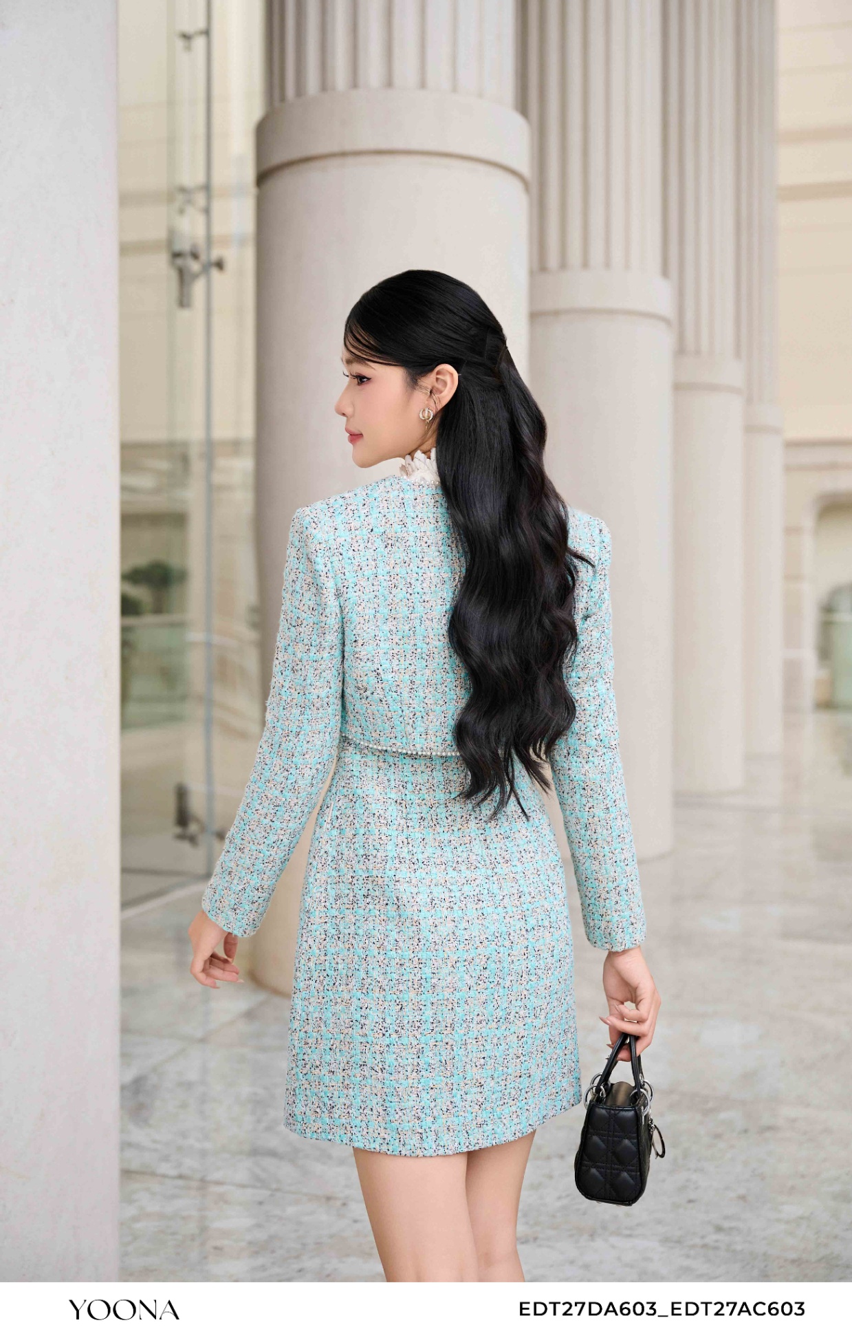 EDT27DA603 - Bộ dạ tweed