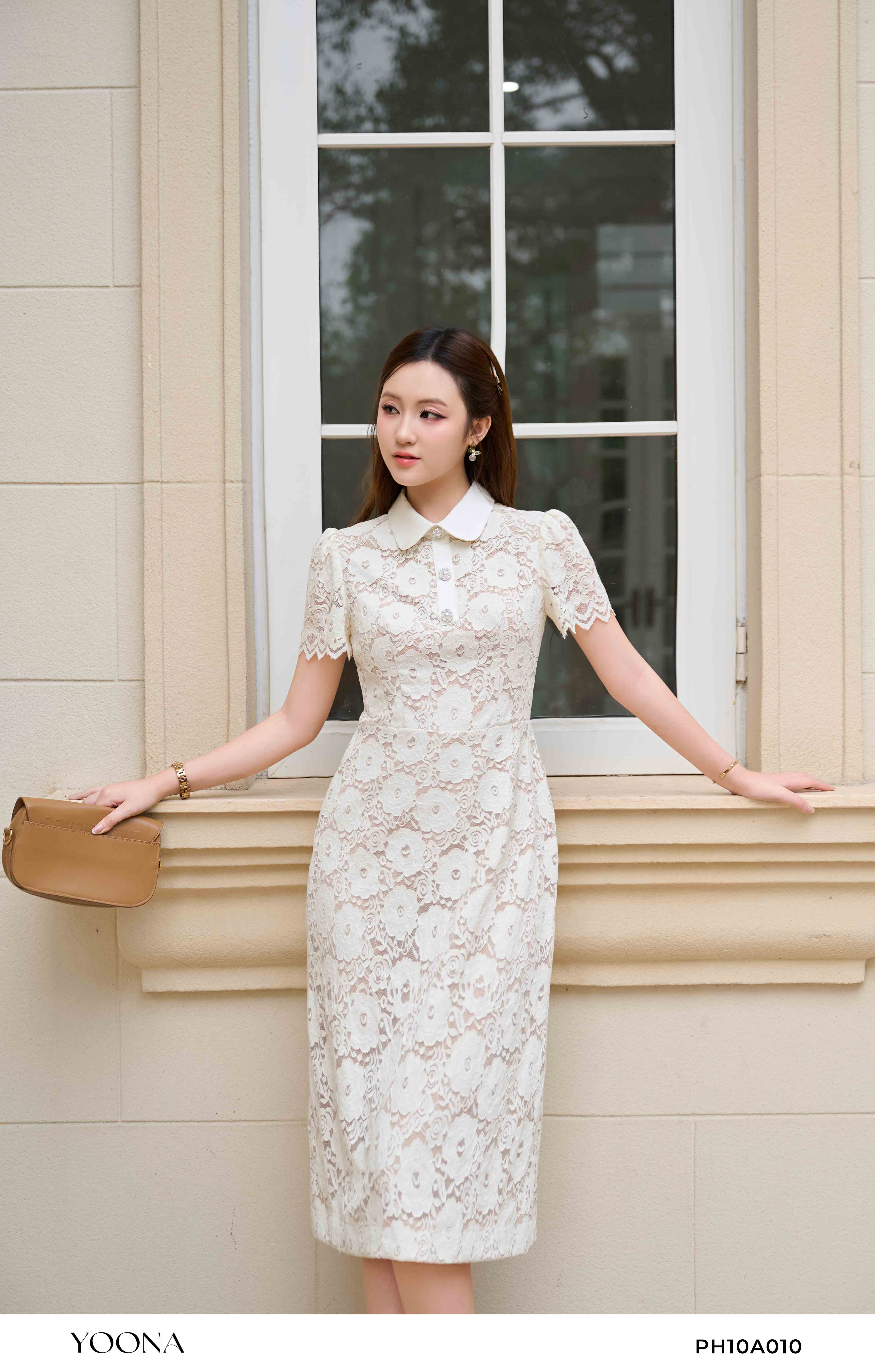 PH10A010 - Đầm ren lưới hoa