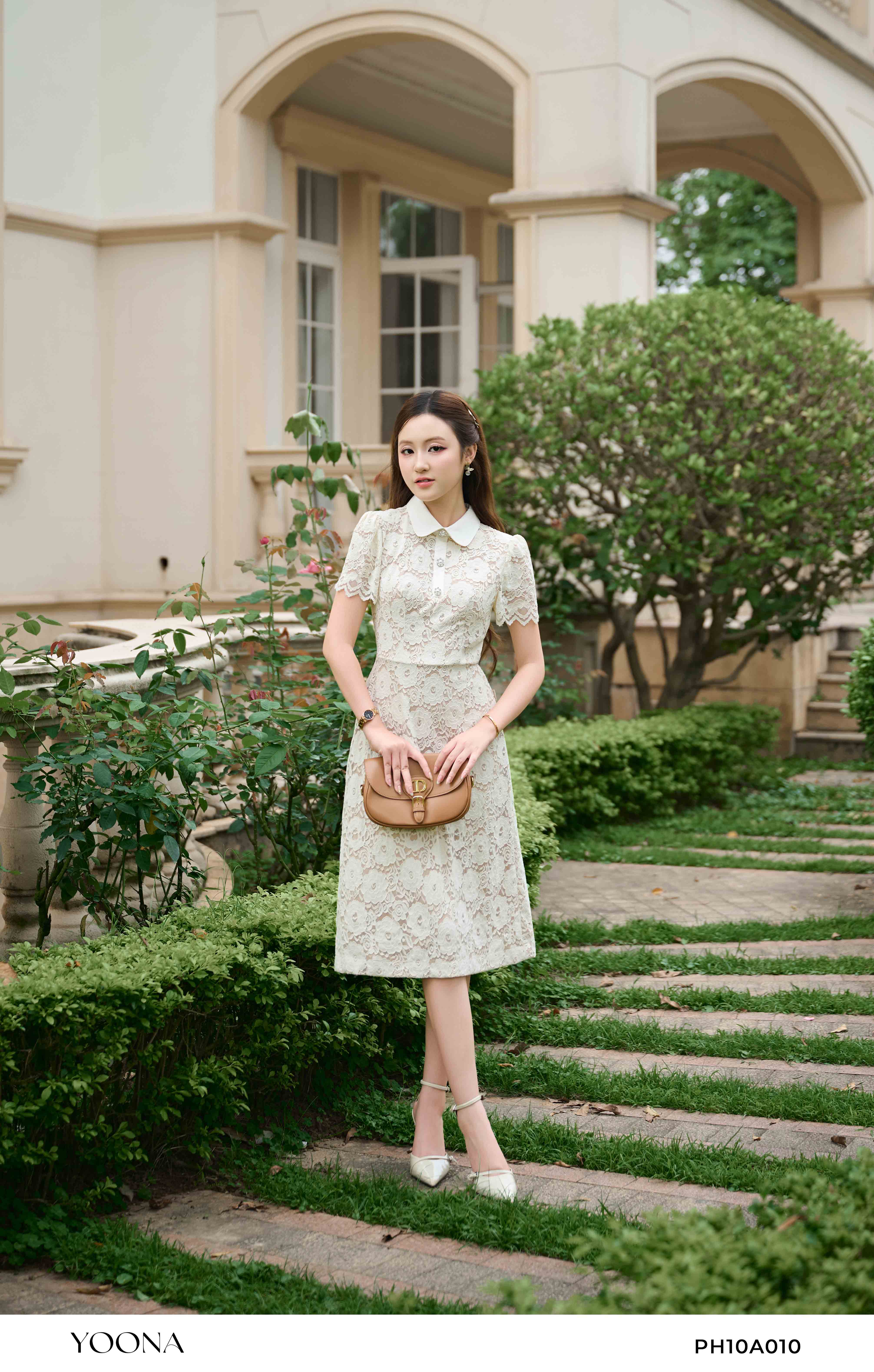 PH10A010 - Đầm ren lưới hoa