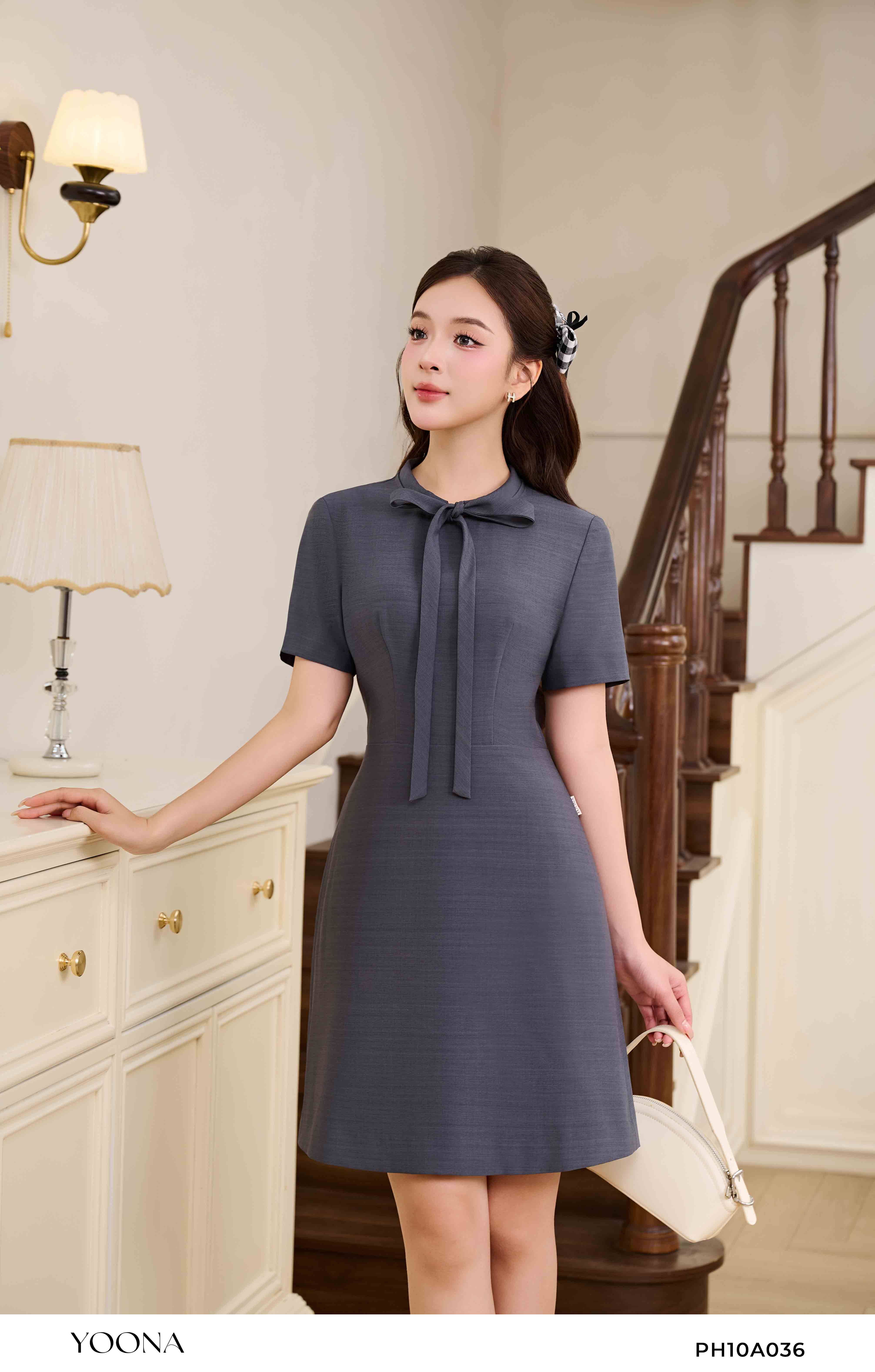 PH10A036 - Đầm twill silk