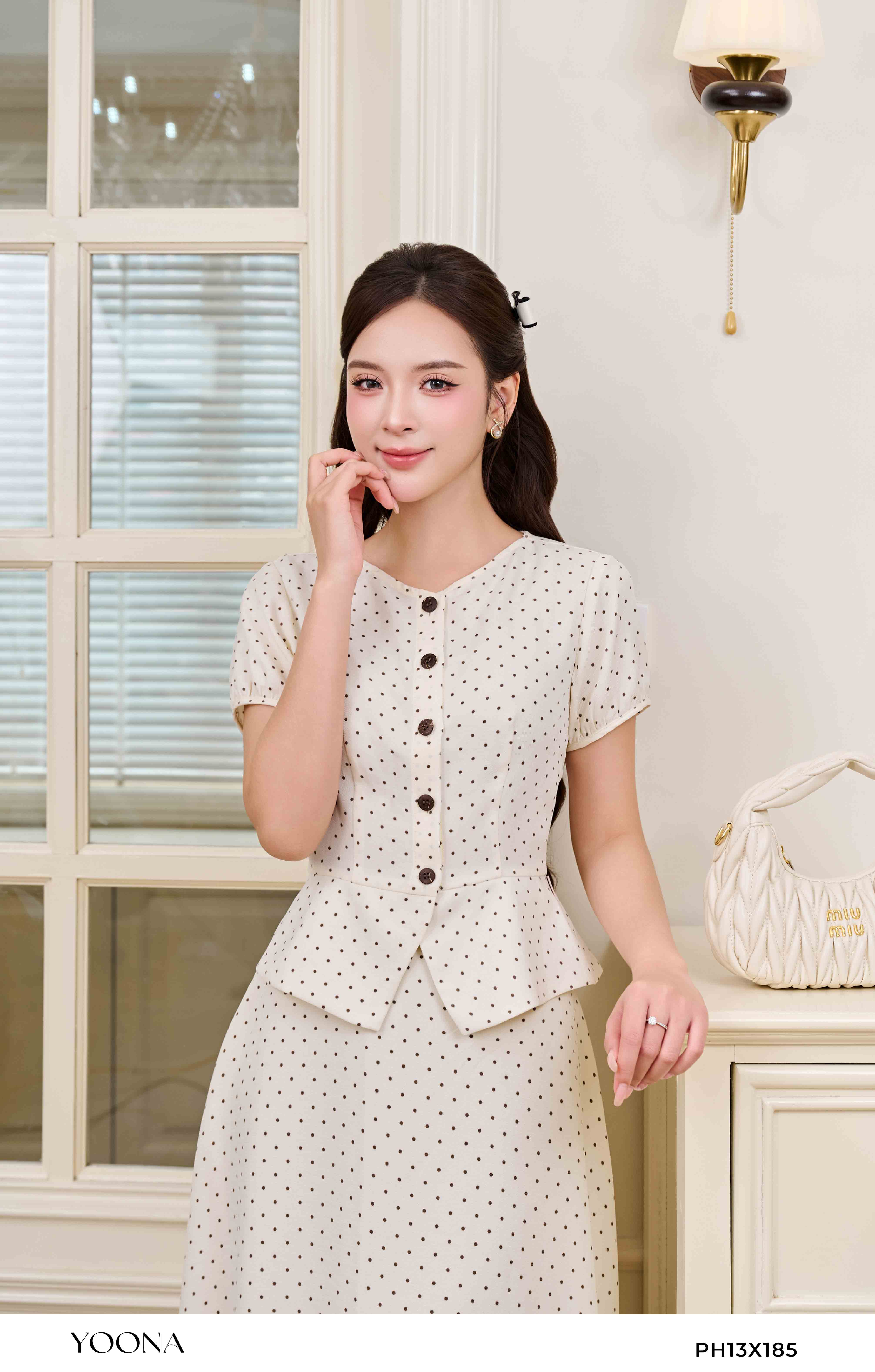 PH13X185 - Bộ đũi chéo chấm bi