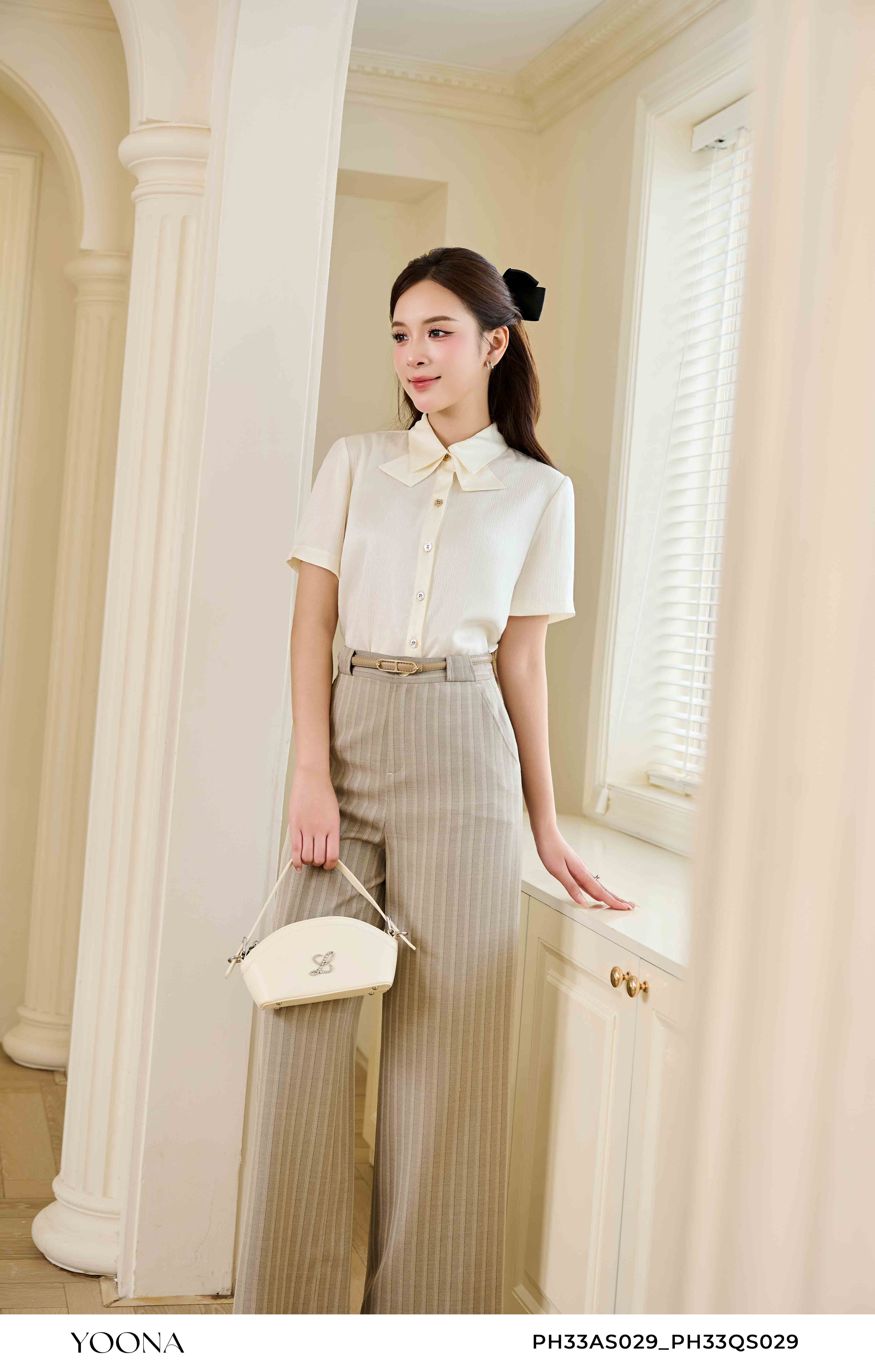 PH33AS029 - Áo lụa ánh vân