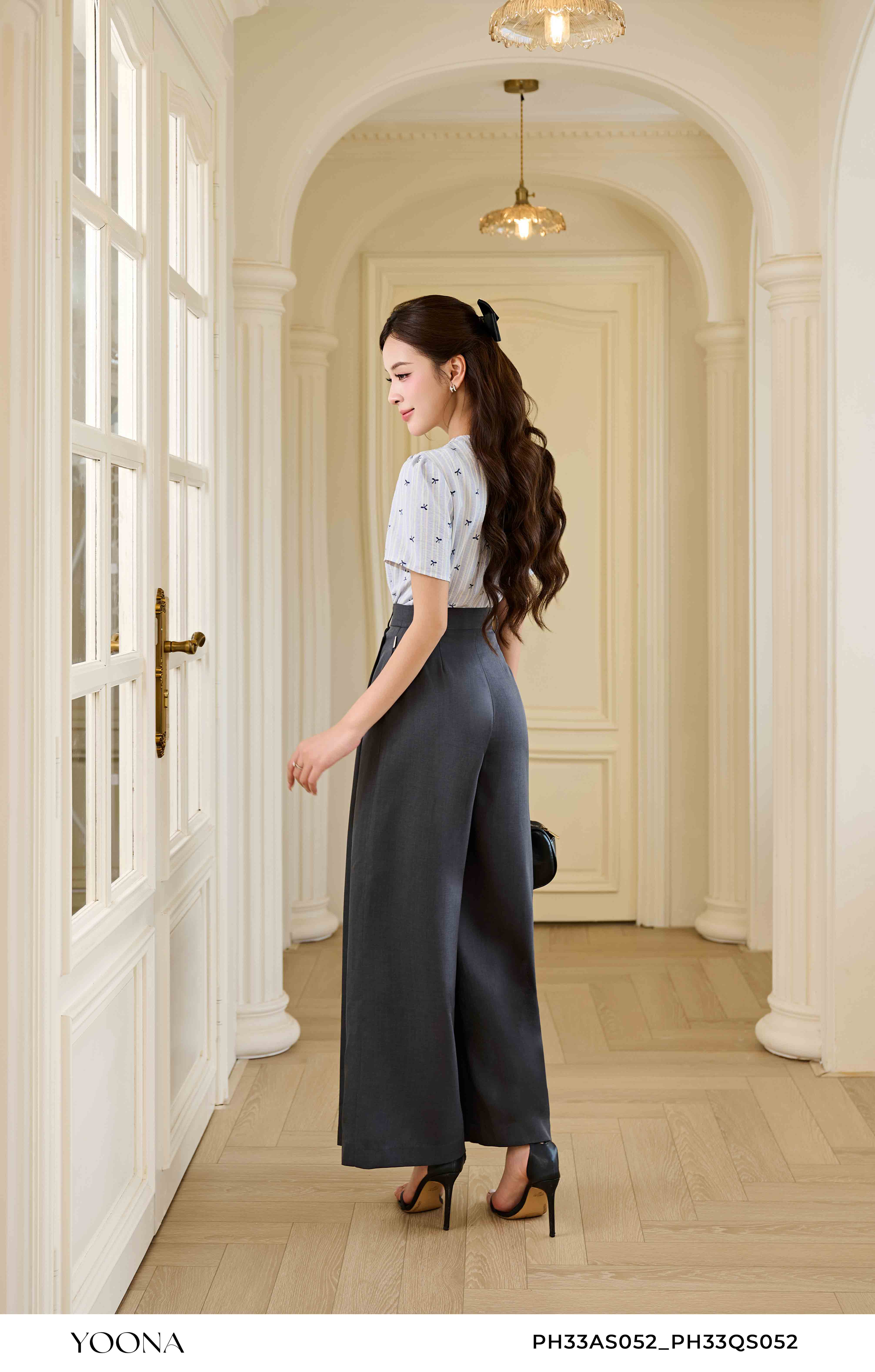 PH33QS052 - Quần twill silk