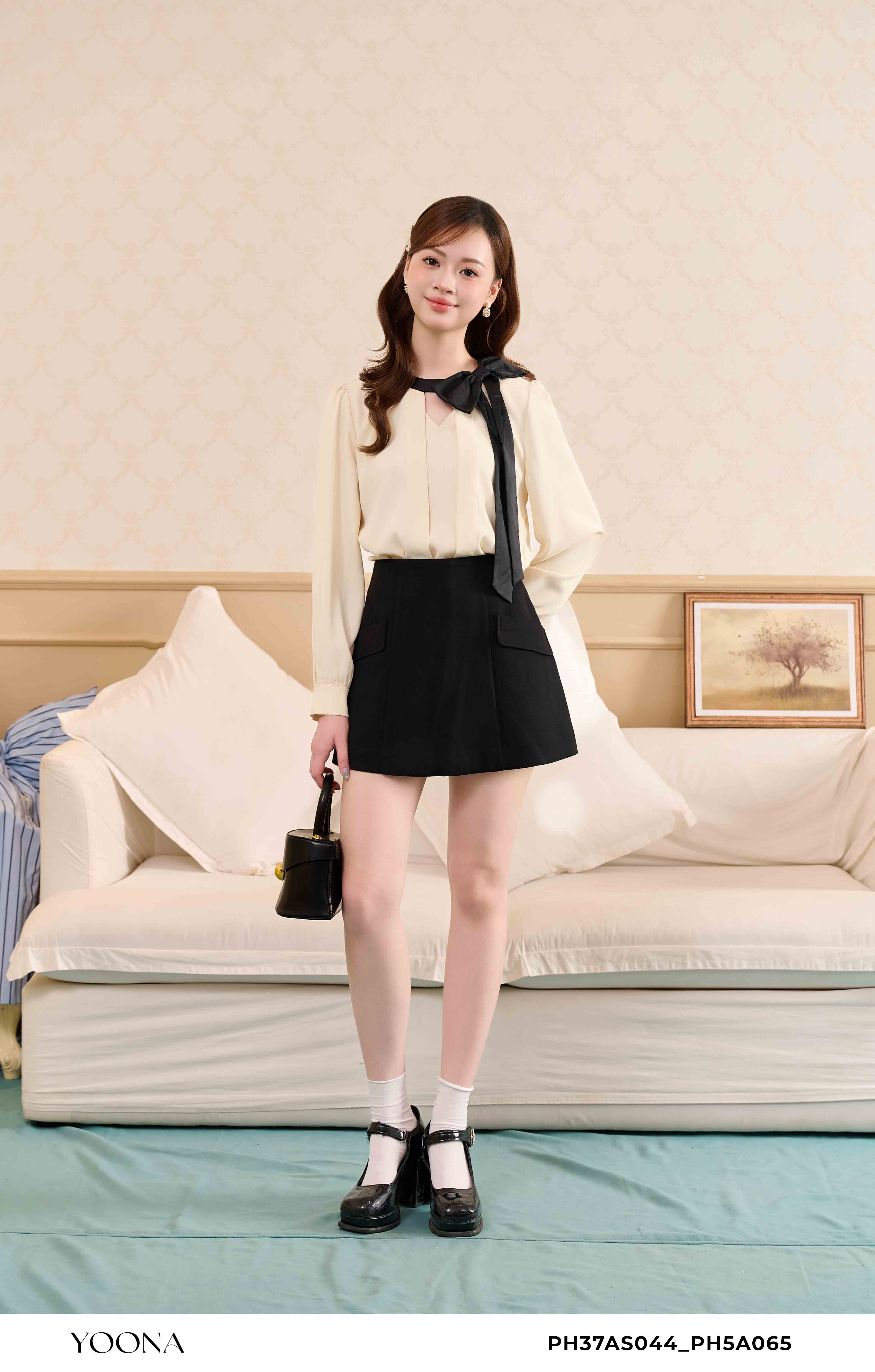 PH37AS044 - Áo lụa sạn