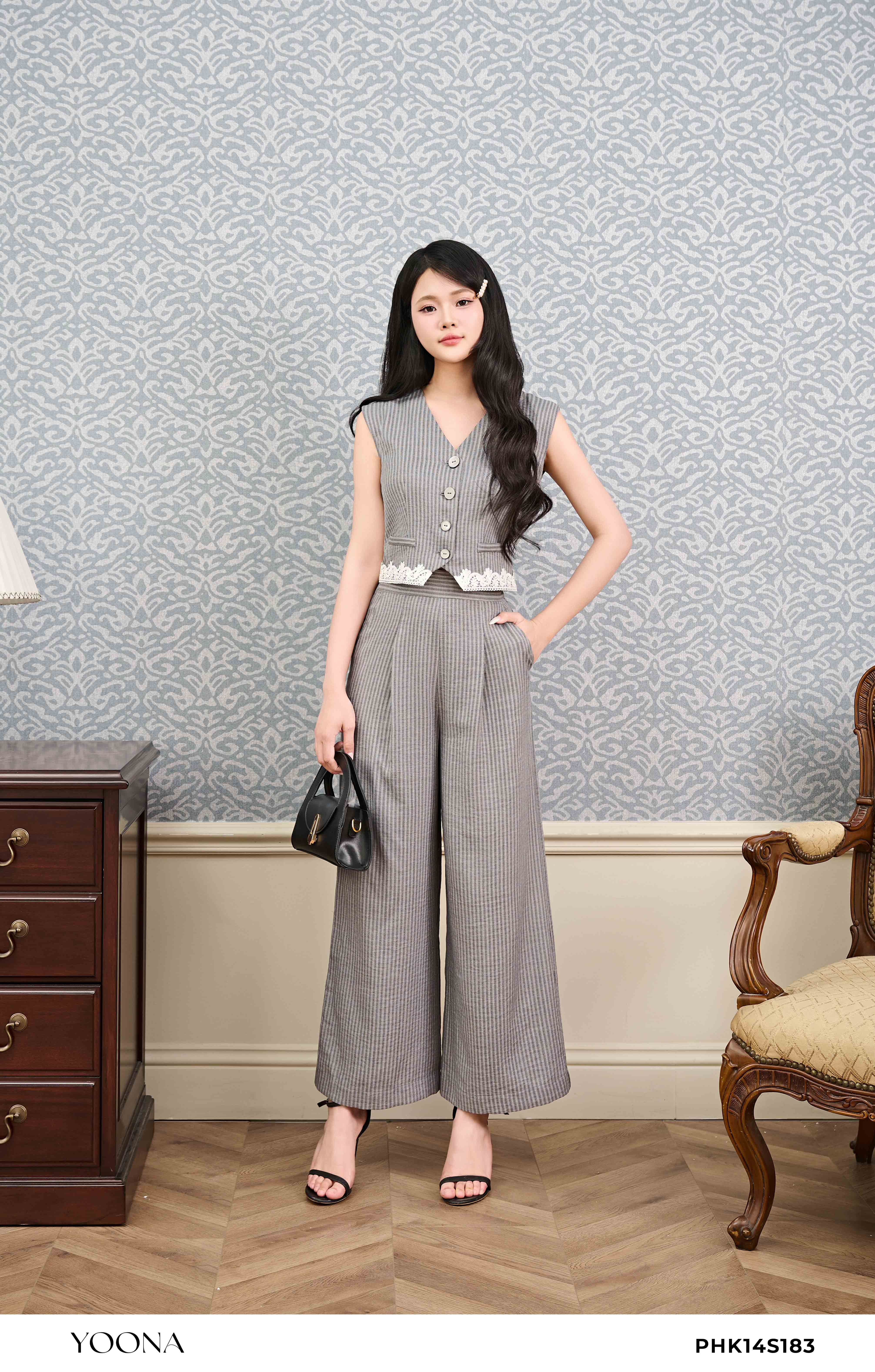 PHK14S183 - Bộ đũi vân chéo