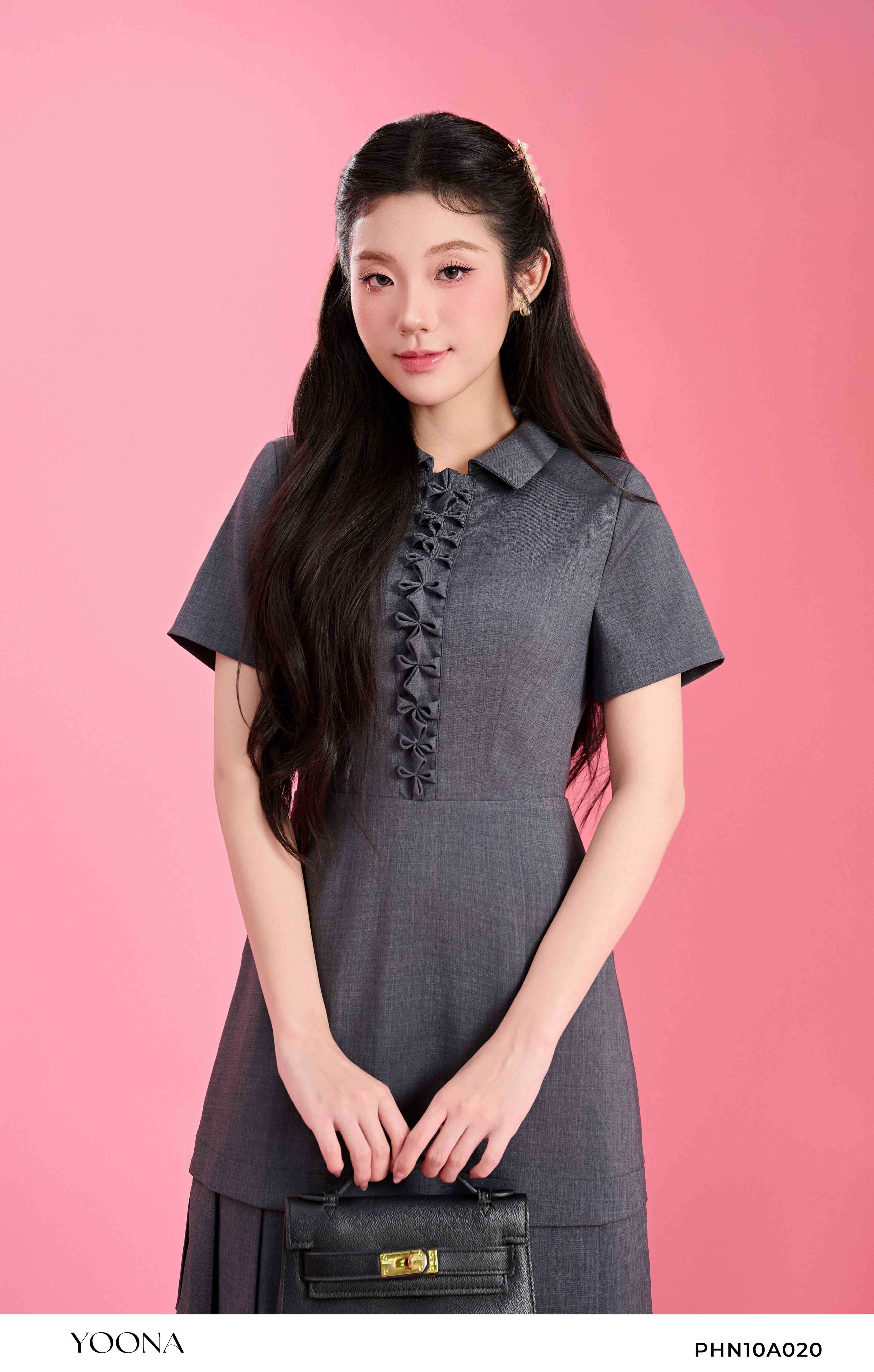 PHN10A020 - Đầm đũi xước
