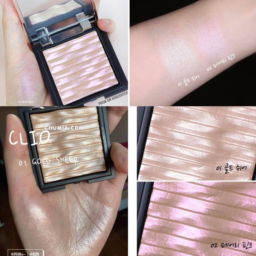 Bắt sáng CLIO prism air - gold sheer (bản mới)