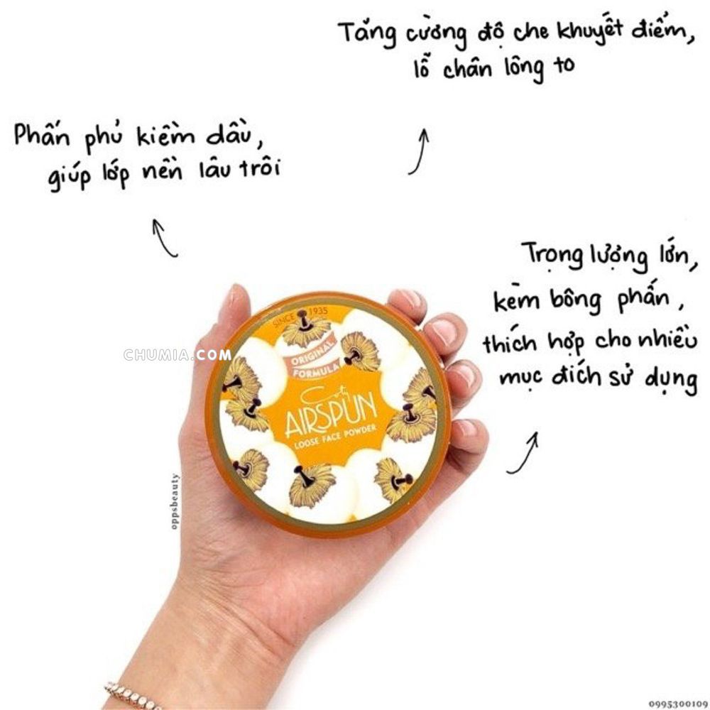 Phấn phủ COTY AIRSPUN 35g (phủ bột)